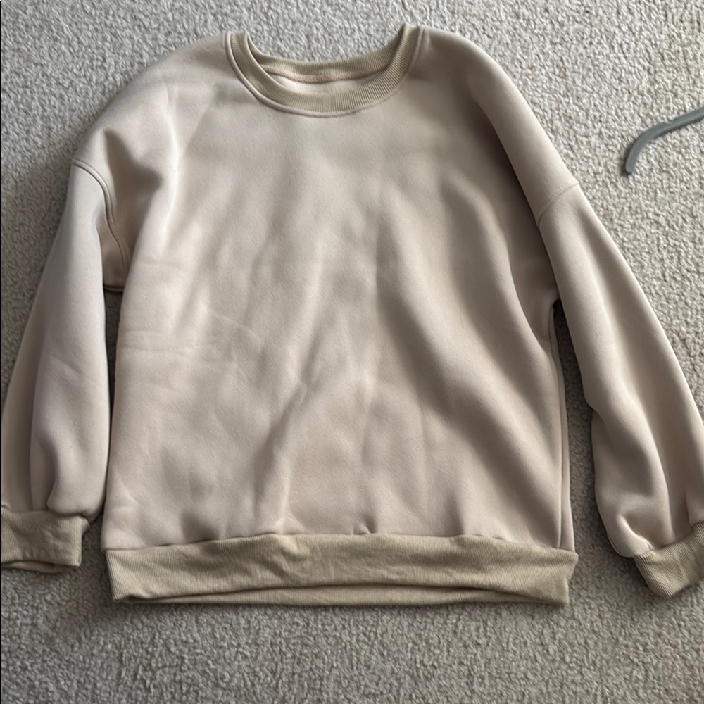 Cream Sweatshirt
